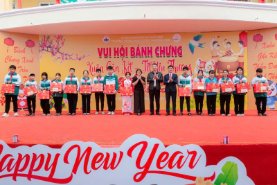 Chương trình trải nghiệm vui hội bánh chưng 2026 với chủ đề “Xuân gắn kết – Tết yêu thương”