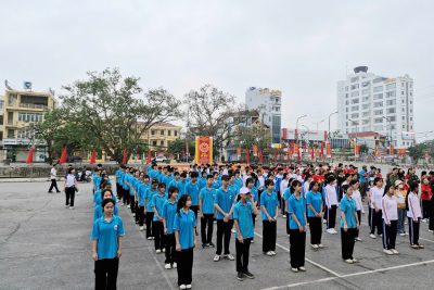 Trường THCS Thượng Kiệm với Ngày chạy Olympic  “Vì sức khỏe toàn dân – Vì an ninh Tổ quốc”